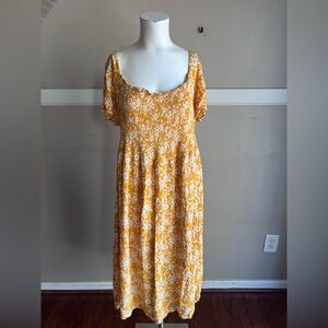 Sunny Floral Midi Dress